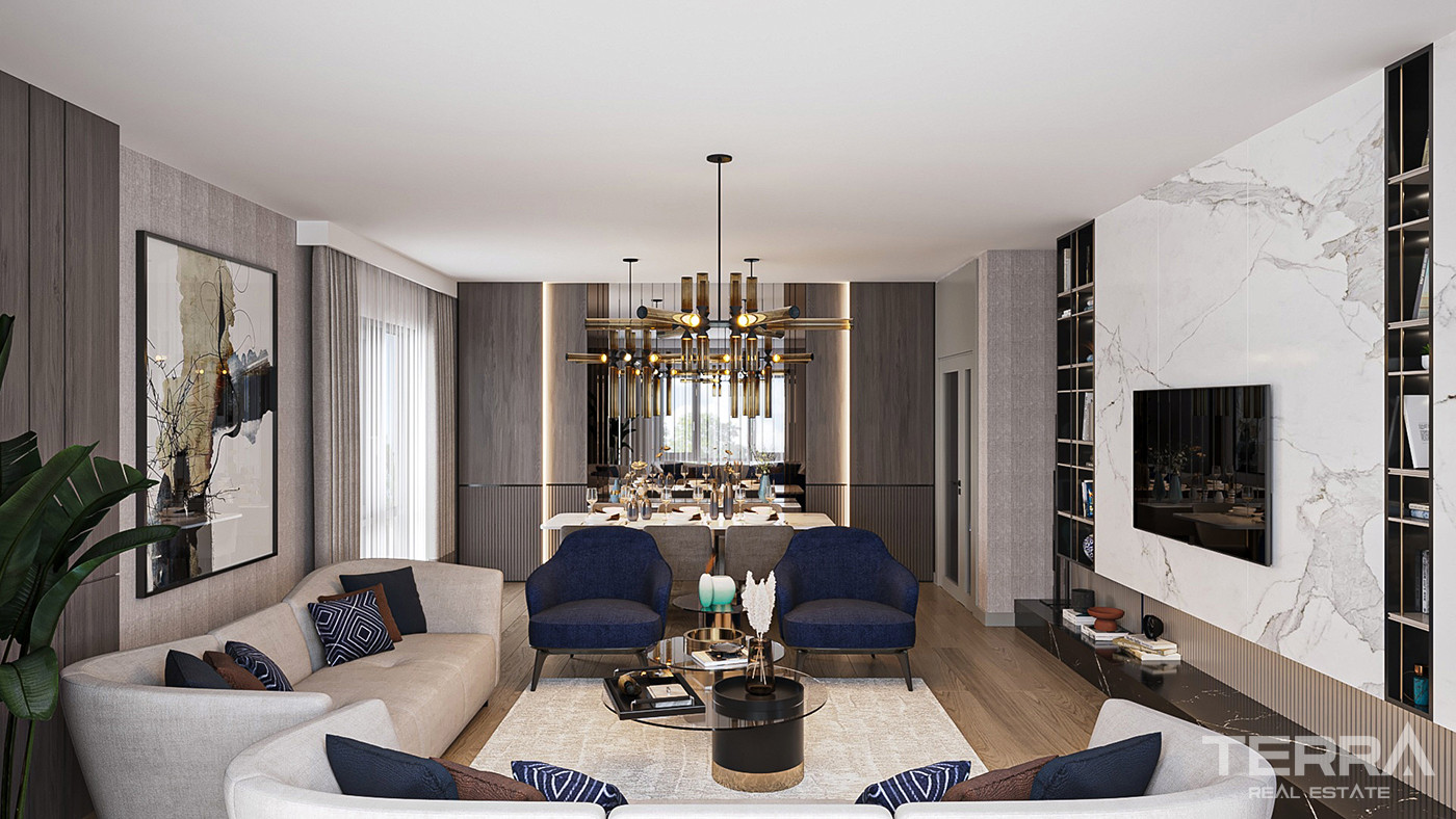 Luxury Apartments Surrounded by Greenery in Istanbul, Başakşehir - 86133