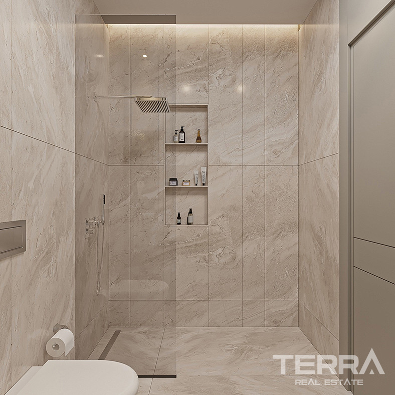 Luxury Apartments Surrounded by Greenery in Istanbul, Başakşehir - 86135