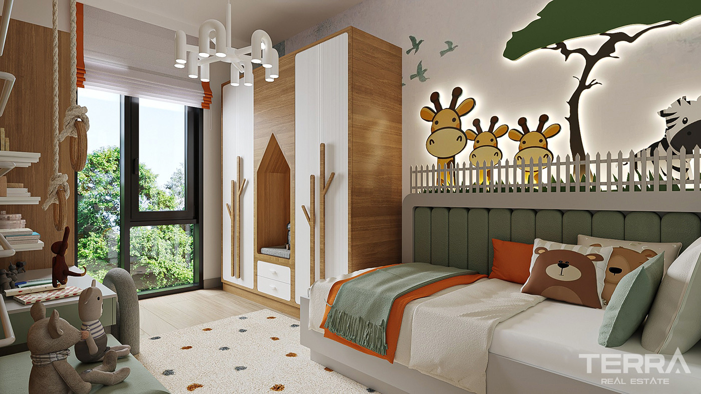Luxury Apartments Surrounded by Greenery in Istanbul, Başakşehir - 86140