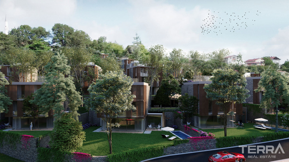 Peaceful Meset Vadi Villas Surrounded by Greenery in İstanbul