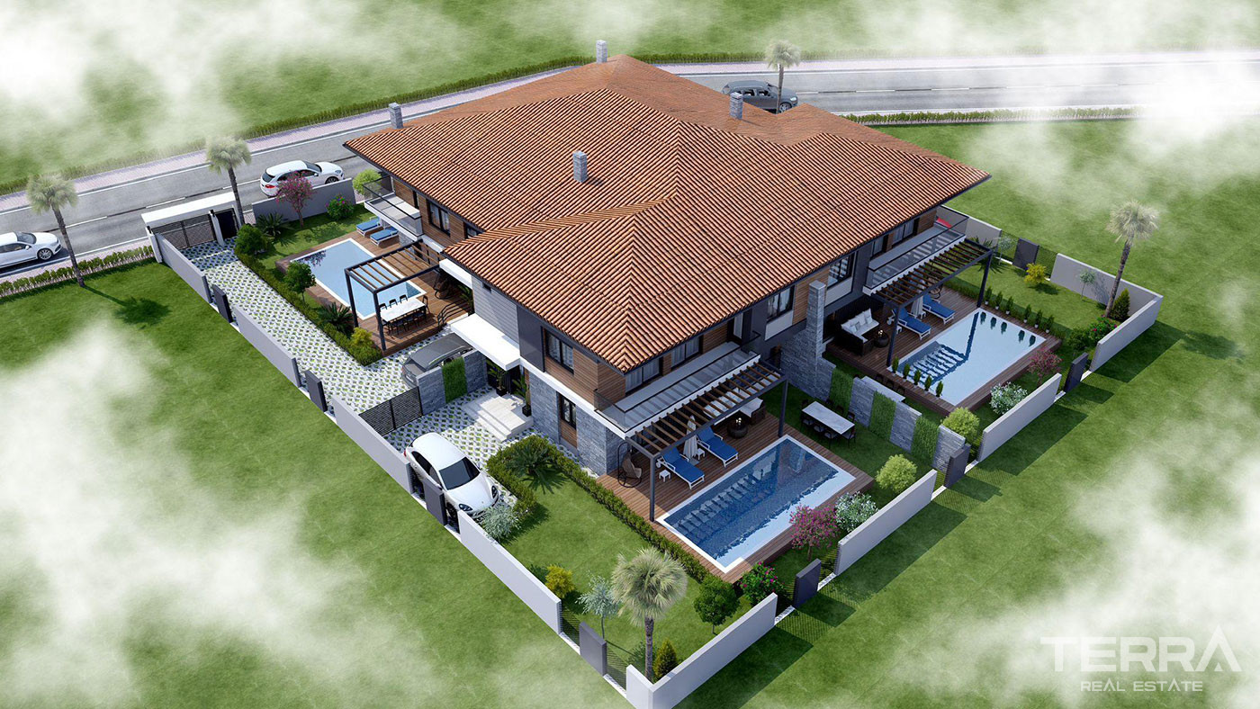 Elegant Villa with Duplex Design and Private Pool in Antalya - 86220