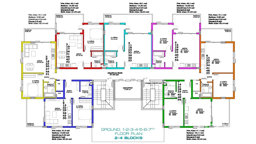 Olive Garden – Apartments for Sale in Avsallar, Alanya, Turkey - 3791