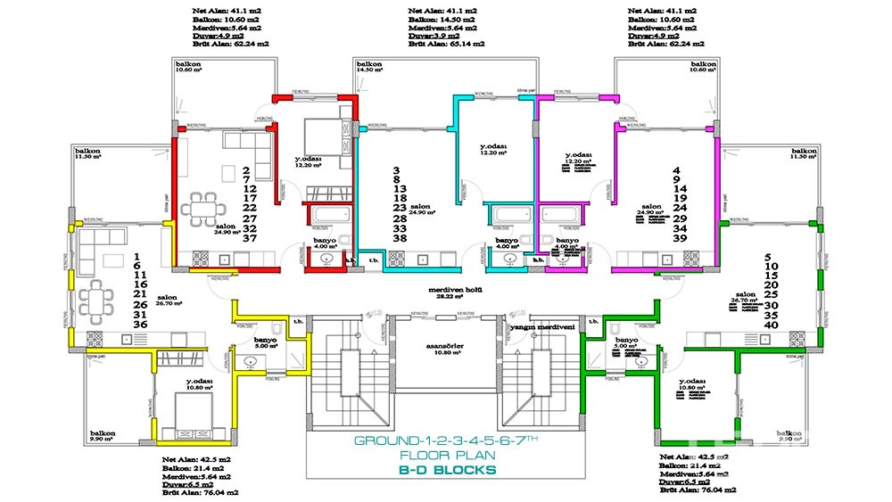 Olive Garden – Apartments for Sale in Avsallar, Alanya, Turkey - 3793