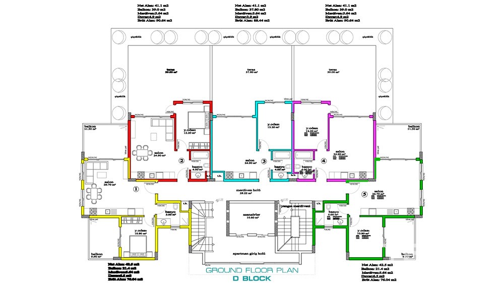 Olive Garden – Apartments for Sale in Avsallar, Alanya, Turkey - 3801