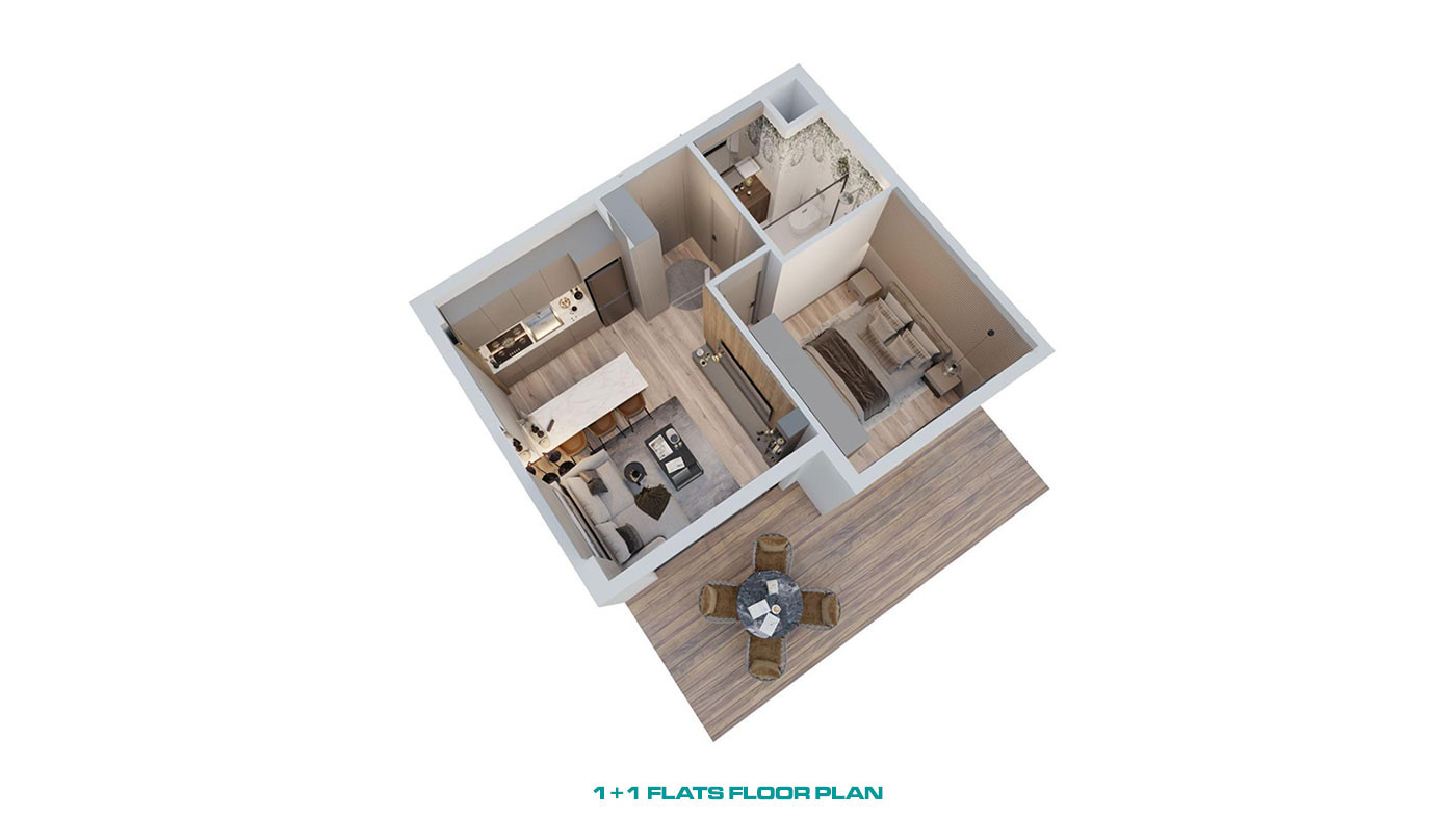 Citizenship Approved and Advantageous Flats for Sale in Antalya - 86338