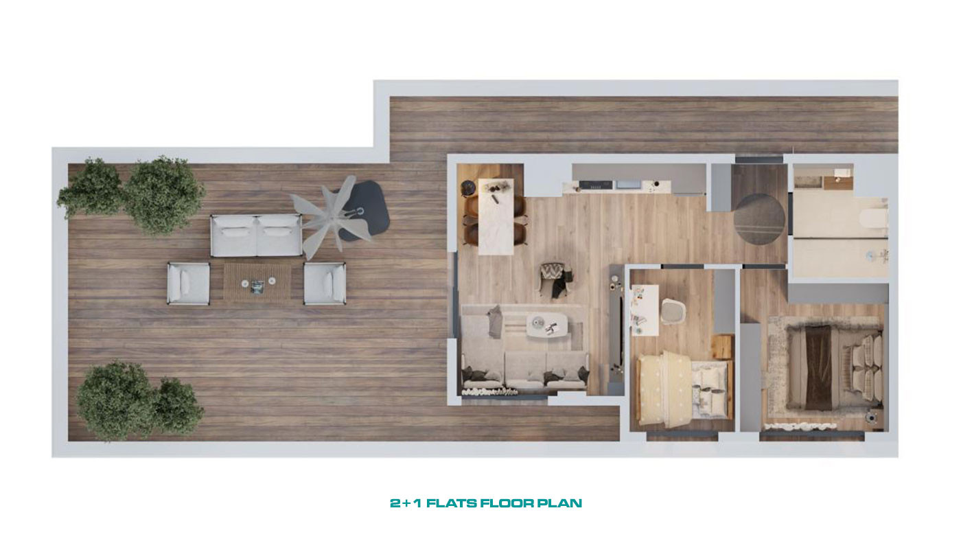 Citizenship Approved and Advantageous Flats for Sale in Antalya - 86339