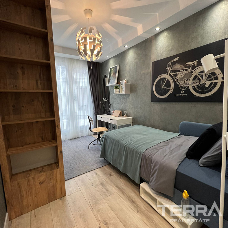 Элитные квартиры всего в 260 М от пляжа Бююкчекмедже, Стамбул - 86373