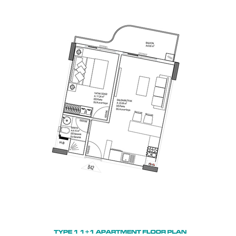 Luxury Living Contemporary Apartments in Altıntaş, Antalya - 86481