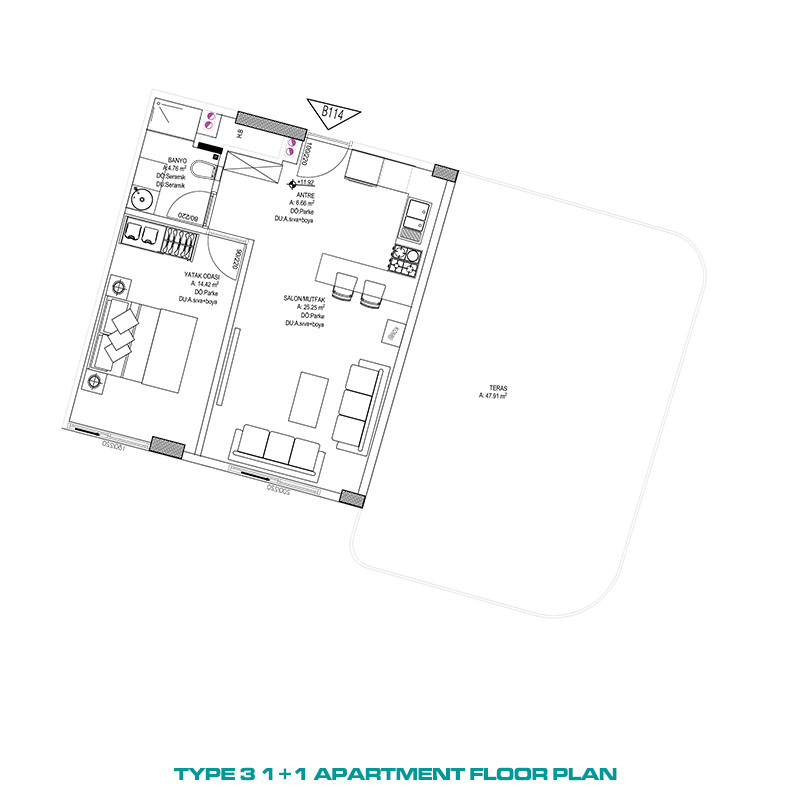 Luxury Living Contemporary Apartments in Altıntaş, Antalya - 86483