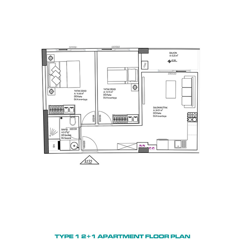 Luxury Living Contemporary Apartments in Altıntaş, Antalya - 86484