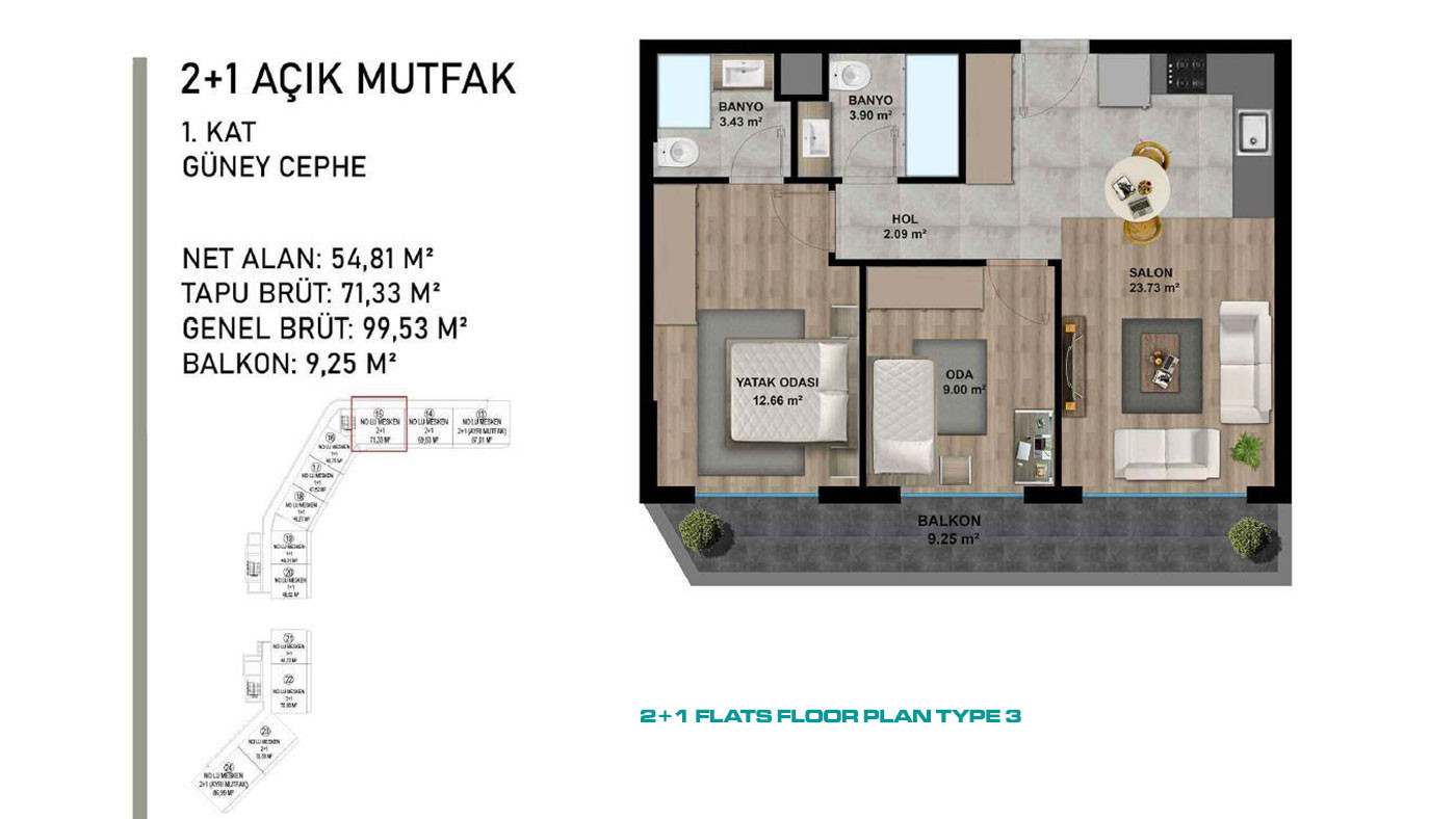 Altıntaş'ta Bahçeli ve Teraslı Satılık Daireler - 86518