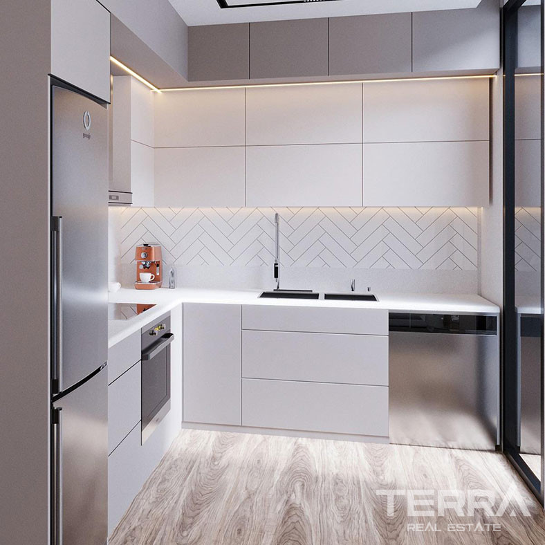 Apartamenty z wieloma opcjami w pobliżu plaży w Konyaalti w Antalyi - 86603