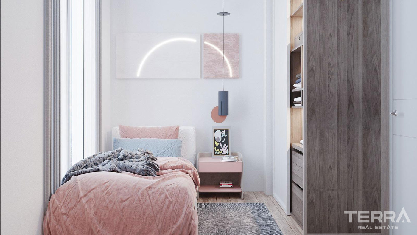 Apartamenty z wieloma opcjami w pobliżu plaży w Konyaalti w Antalyi - 86604