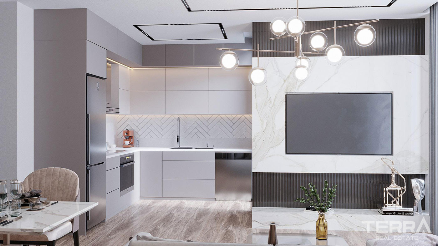 Apartamenty z wieloma opcjami w pobliżu plaży w Konyaalti w Antalyi - 86610