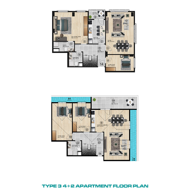 Stylish Apartments with Cutting-Edge Tech in Büyükçekmece, Istanbul - 86692