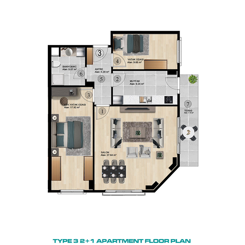 Stylish Apartments with Cutting-Edge Tech in Büyükçekmece, Istanbul - 86696