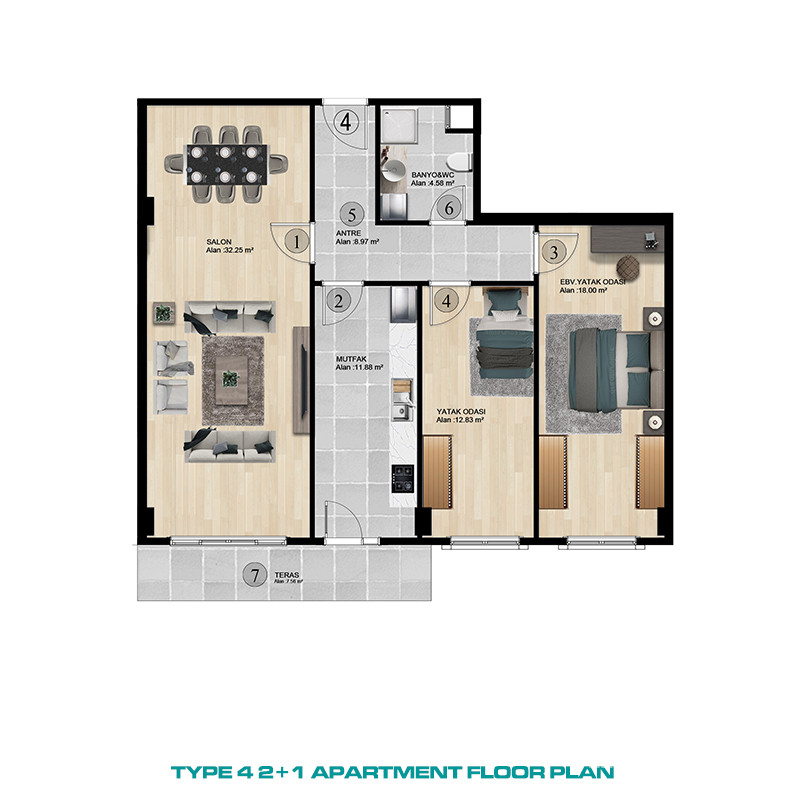 Stylish Apartments with Cutting-Edge Tech in Büyükçekmece, Istanbul - 86699
