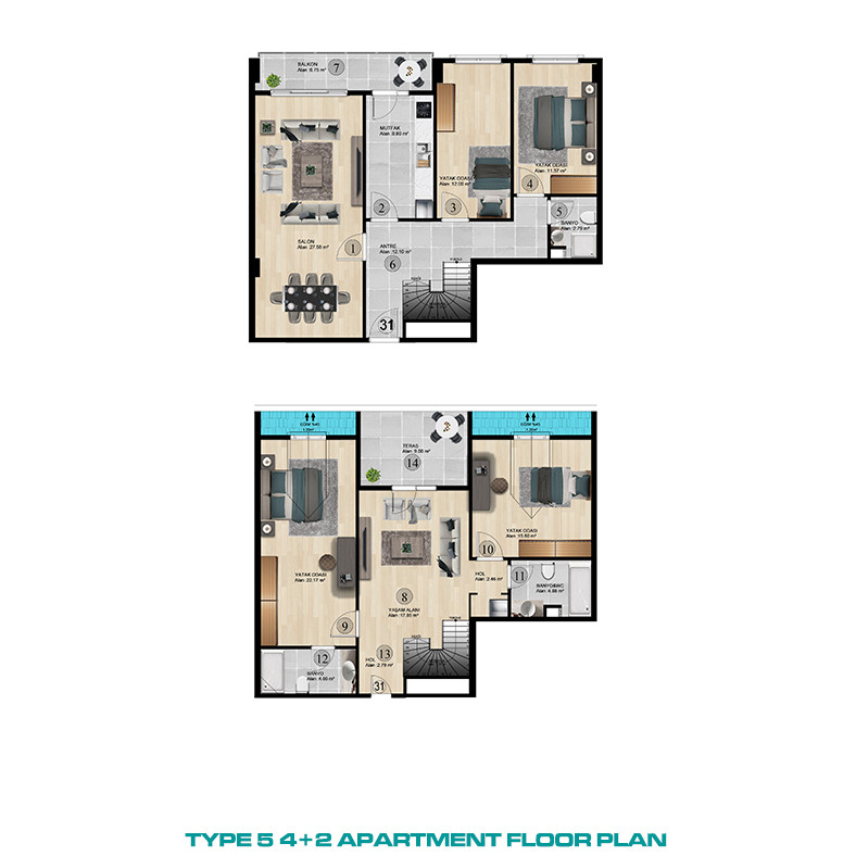 Stylish Apartments with Cutting-Edge Tech in Büyükçekmece, Istanbul - 86698