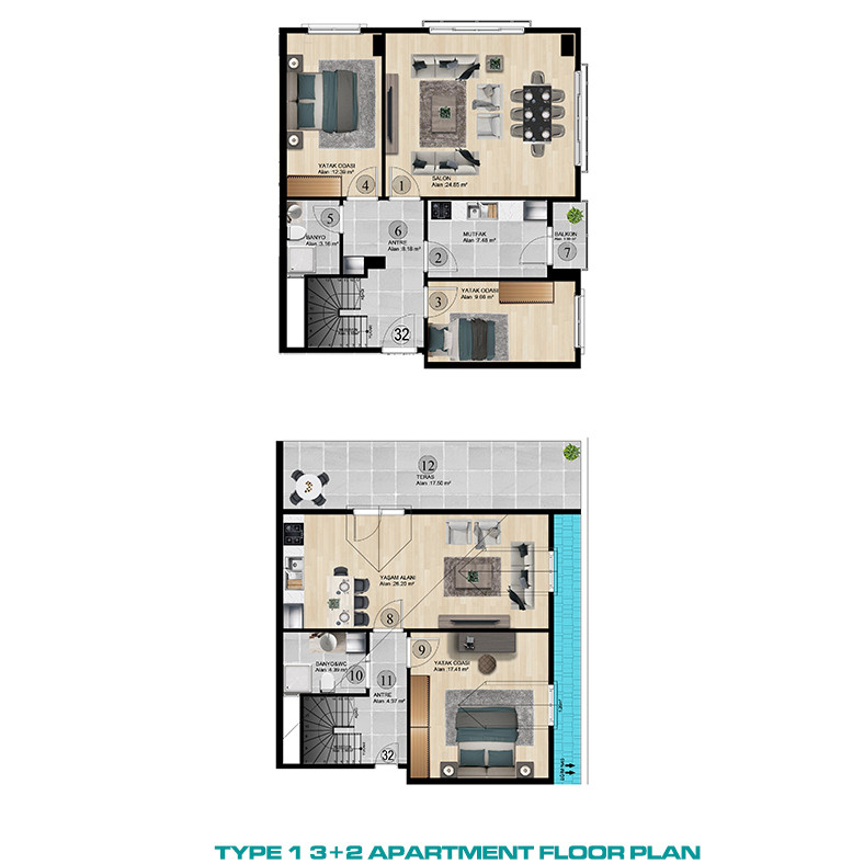 Stylish Apartments with Cutting-Edge Tech in Büyükçekmece, Istanbul - 86702