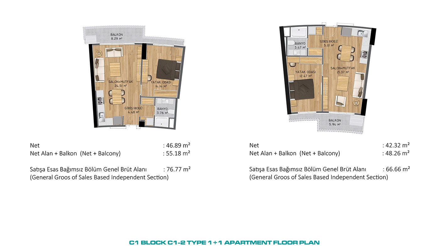 Apartments with Magnificent Views Within Premium Complex in İstanbul - 86776