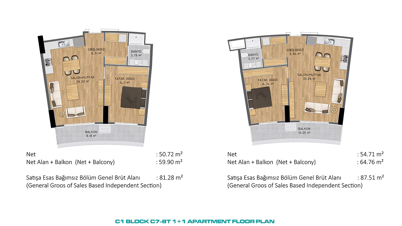 Apartments with Magnificent Views Within Premium Complex in İstanbul - 86790