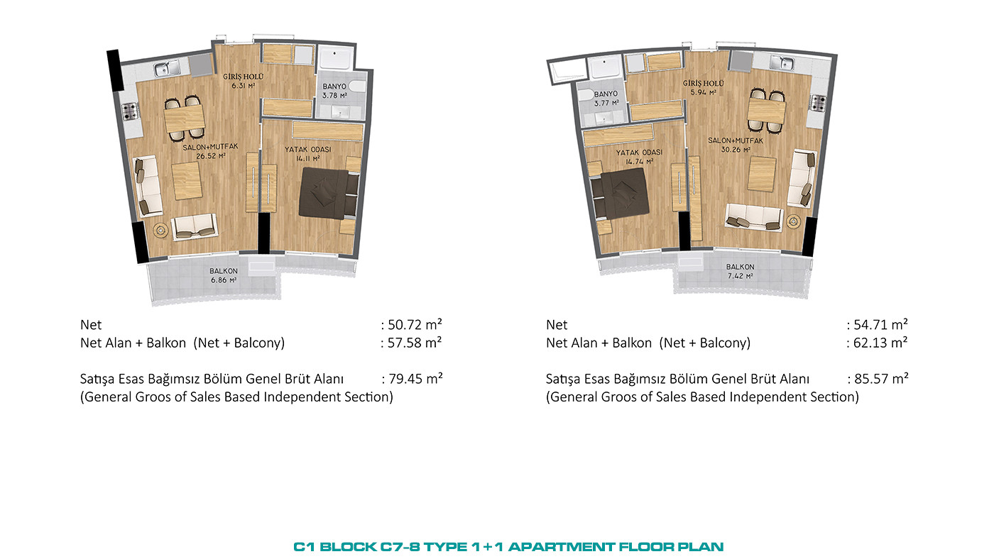 Apartments with Magnificent Views Within Premium Complex in İstanbul - 86791
