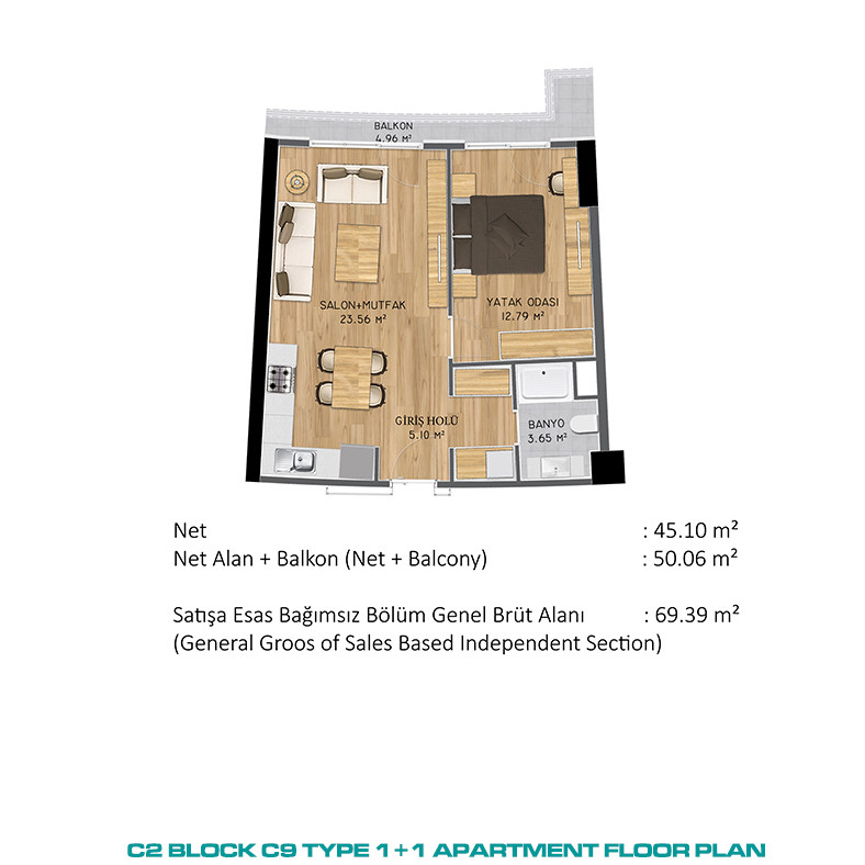 Apartments with Magnificent Views Within Premium Complex in İstanbul - 86794