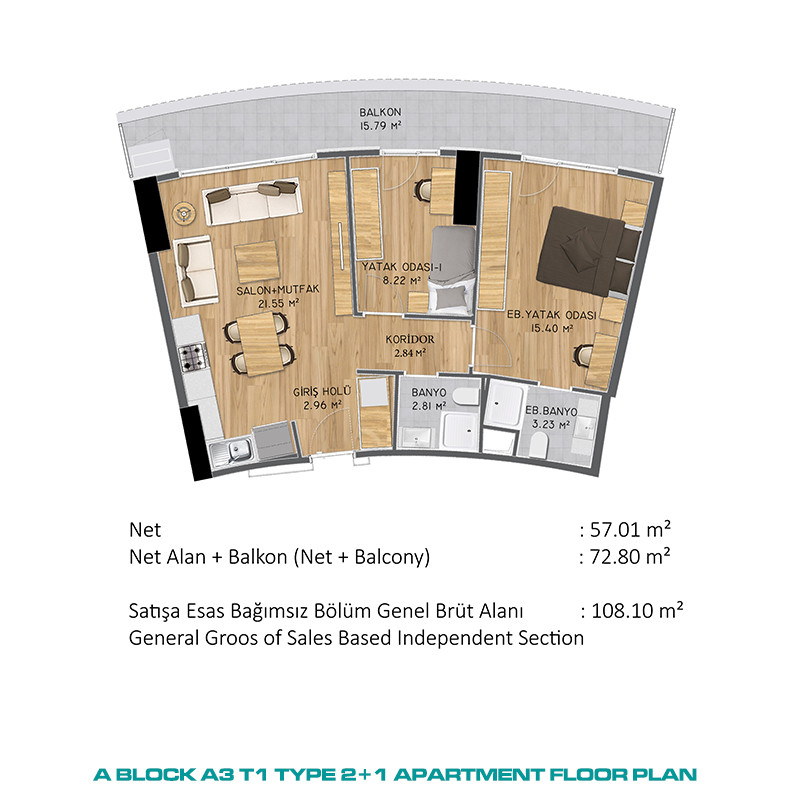 Apartments with Magnificent Views Within Premium Complex in İstanbul - 86802