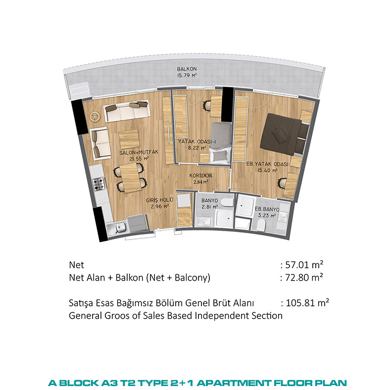 Apartments with Magnificent Views Within Premium Complex in İstanbul - 86804