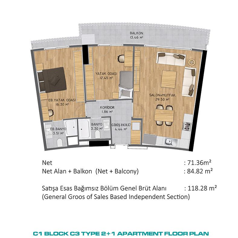 Apartments with Magnificent Views Within Premium Complex in İstanbul - 86810