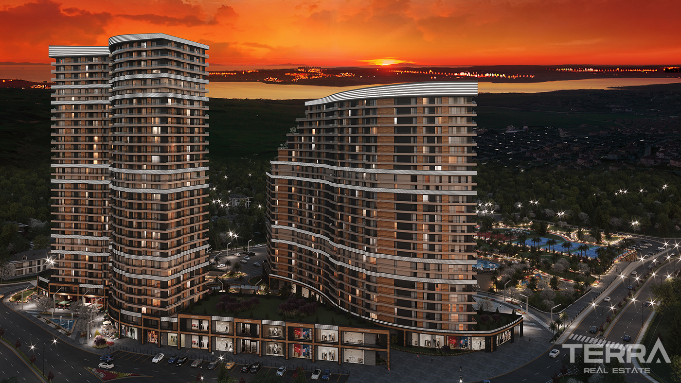 Apartments with Magnificent Views Within Premium Complex in İstanbul - 86814