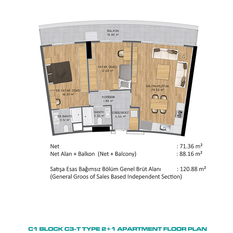Apartments with Magnificent Views Within Premium Complex in İstanbul - 86811