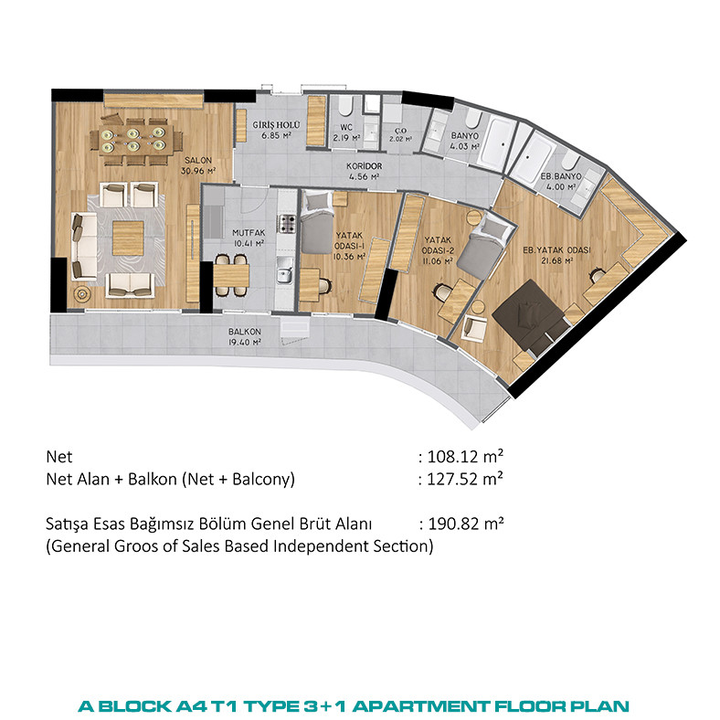 Apartments with Magnificent Views Within Premium Complex in İstanbul - 86820