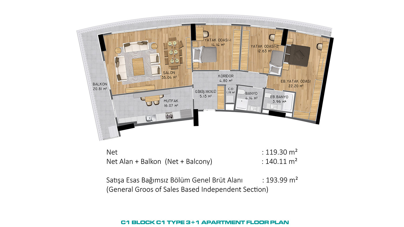 Apartments with Magnificent Views Within Premium Complex in İstanbul - 86823