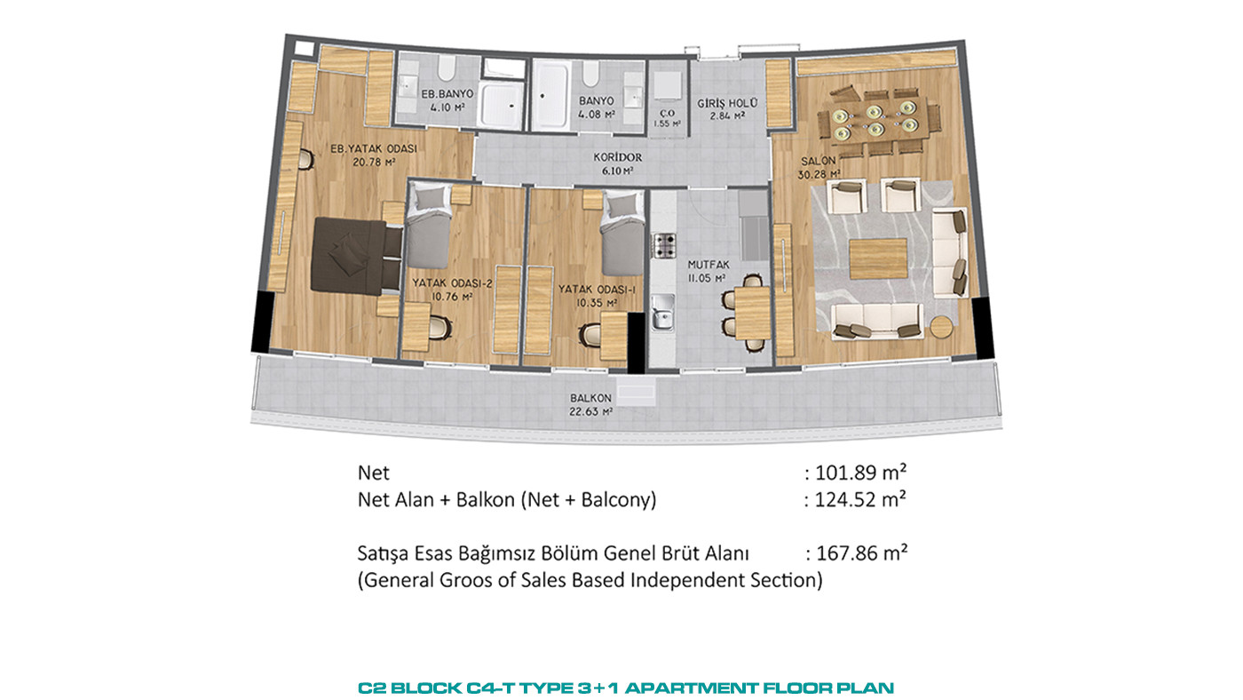 Apartments with Magnificent Views Within Premium Complex in İstanbul - 86827