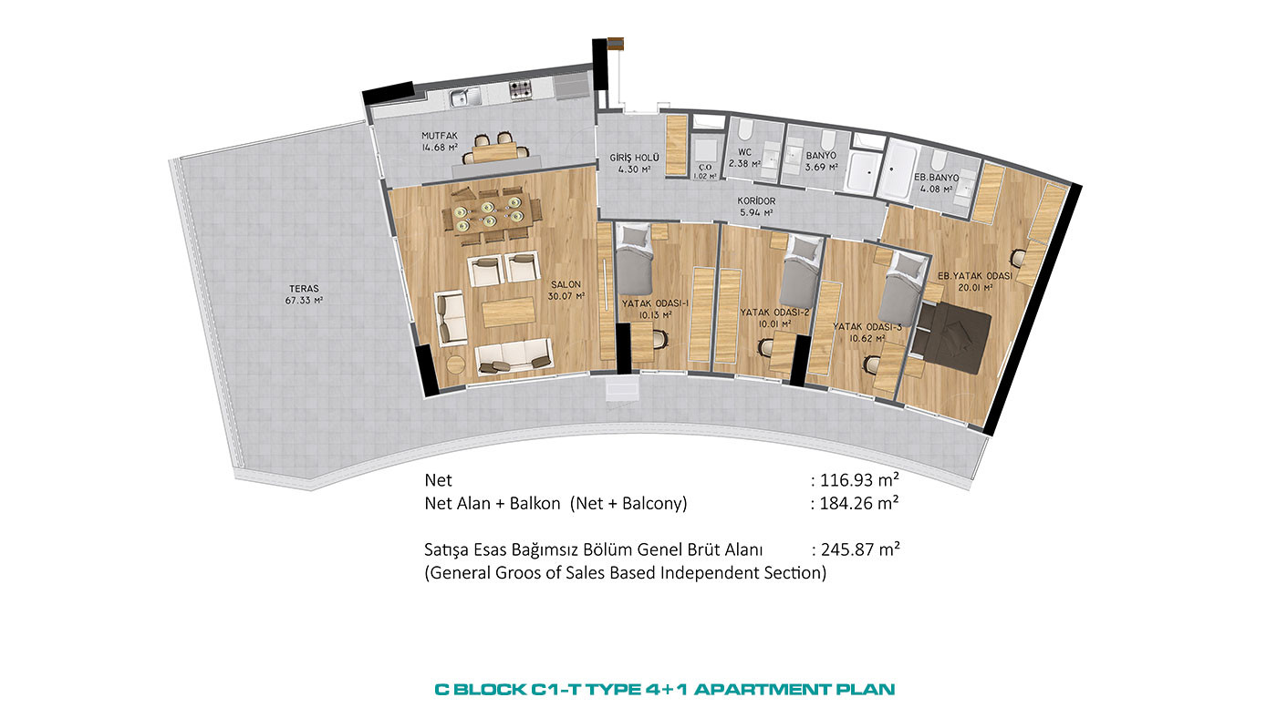 Apartments with Magnificent Views Within Premium Complex in İstanbul - 98825