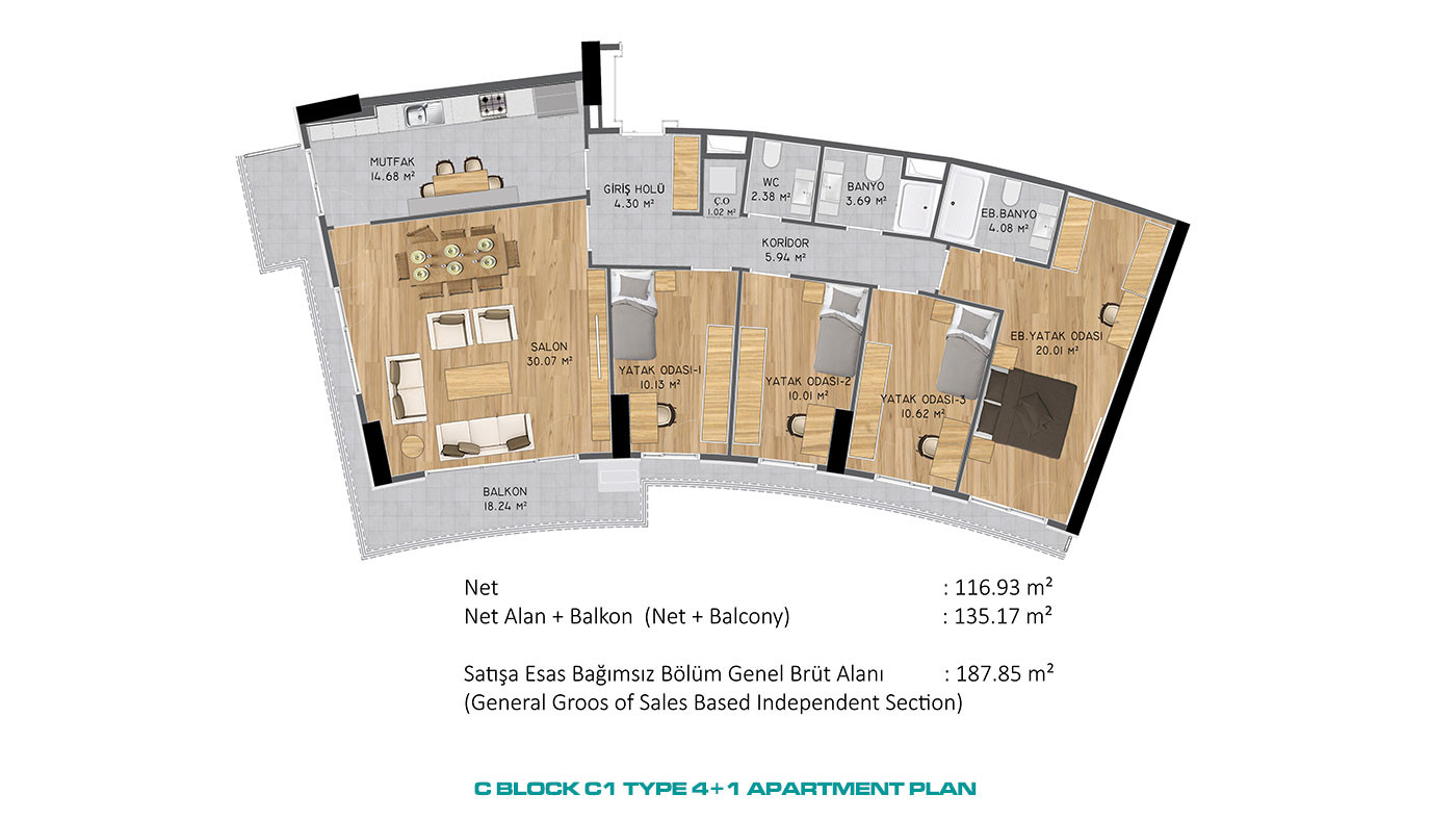 Apartments with Magnificent Views Within Premium Complex in İstanbul - 98826