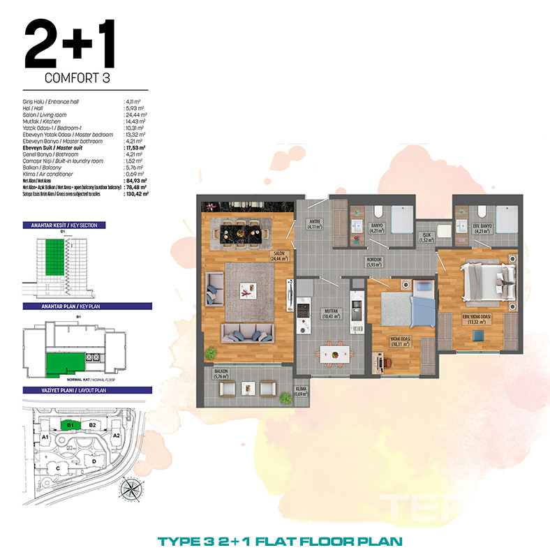 Citizenship Approved Luxury Flats of Exceptional Quality in İstabul - 86917