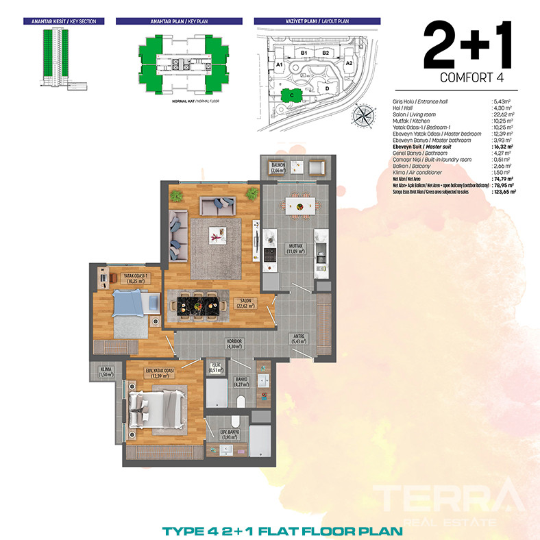 Citizenship Approved Luxury Flats of Exceptional Quality in İstabul - 86918