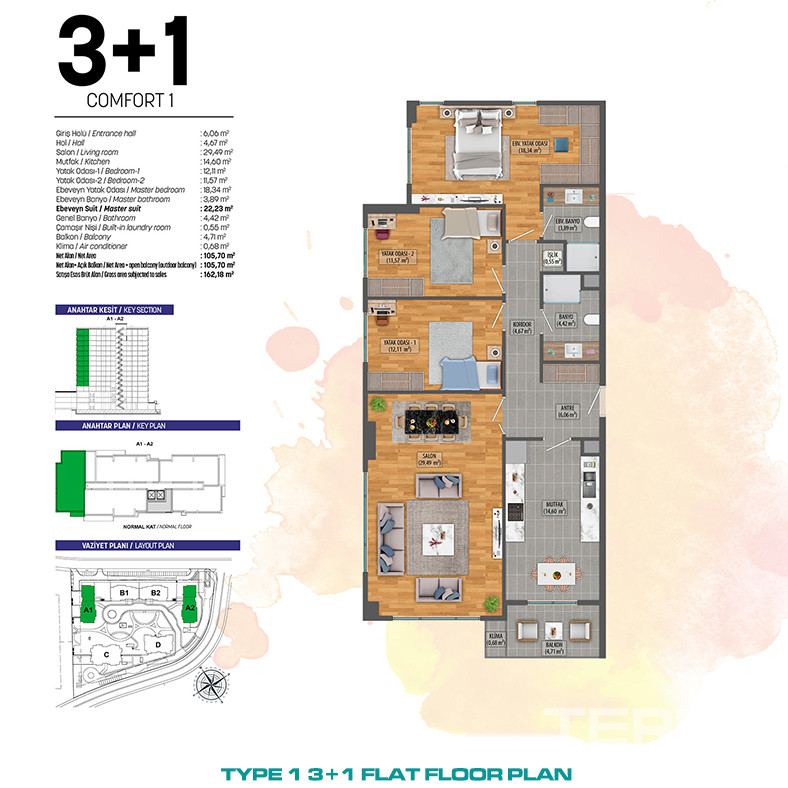 Citizenship Approved Luxury Flats of Exceptional Quality in İstabul - 86921