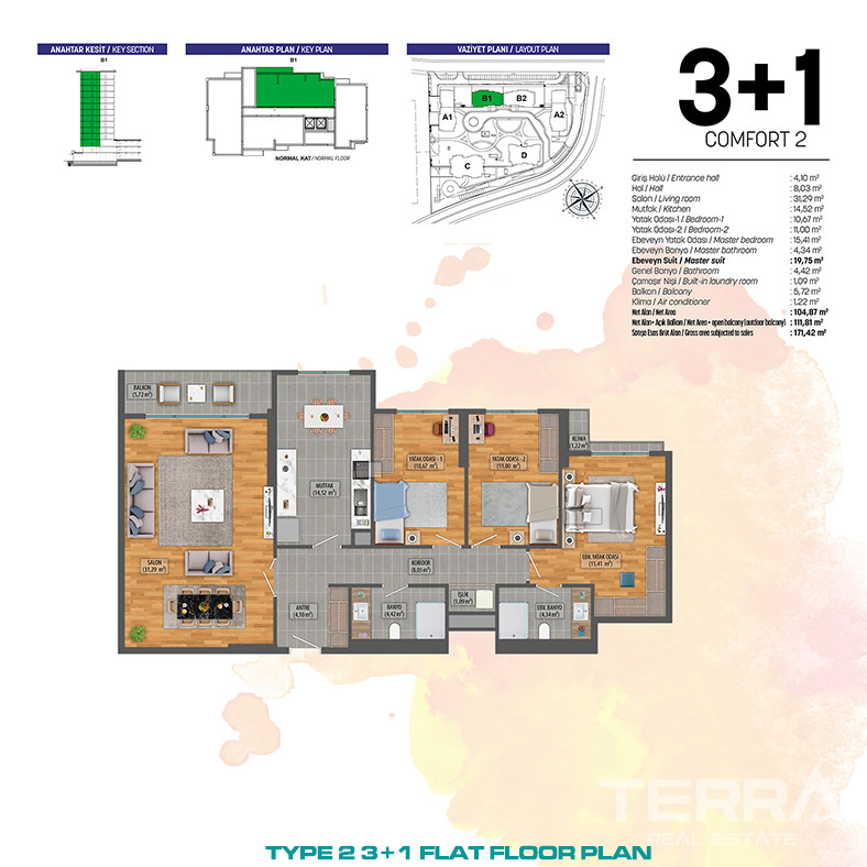 Citizenship Approved Luxury Flats of Exceptional Quality in İstabul - 86923