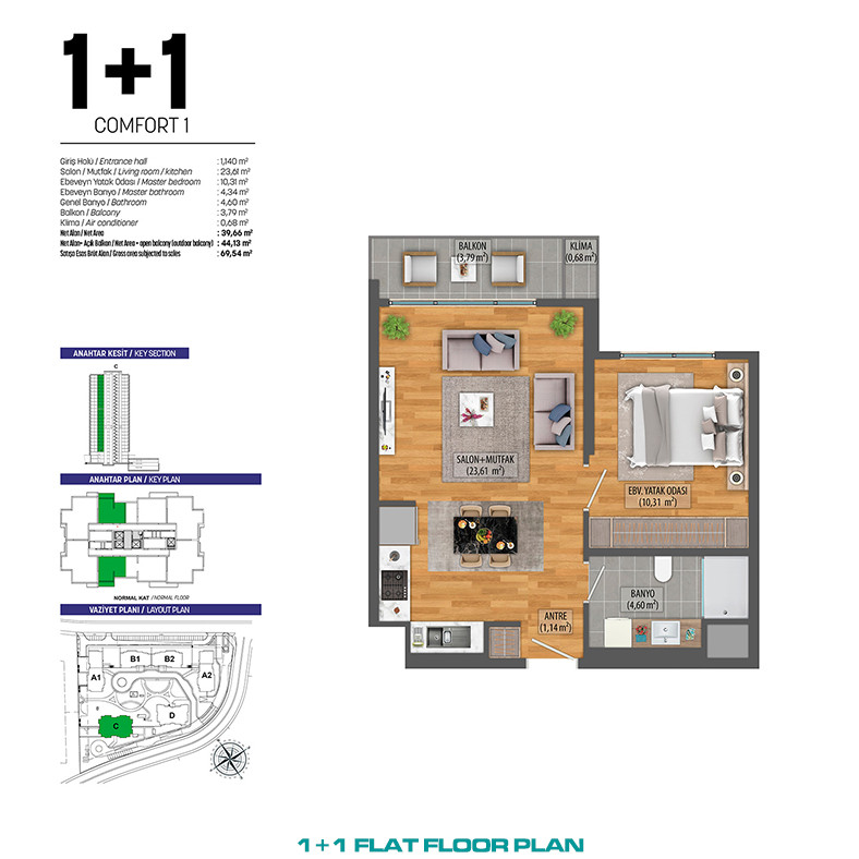 Citizenship Approved Luxury Flats of Exceptional Quality in İstabul - 86926