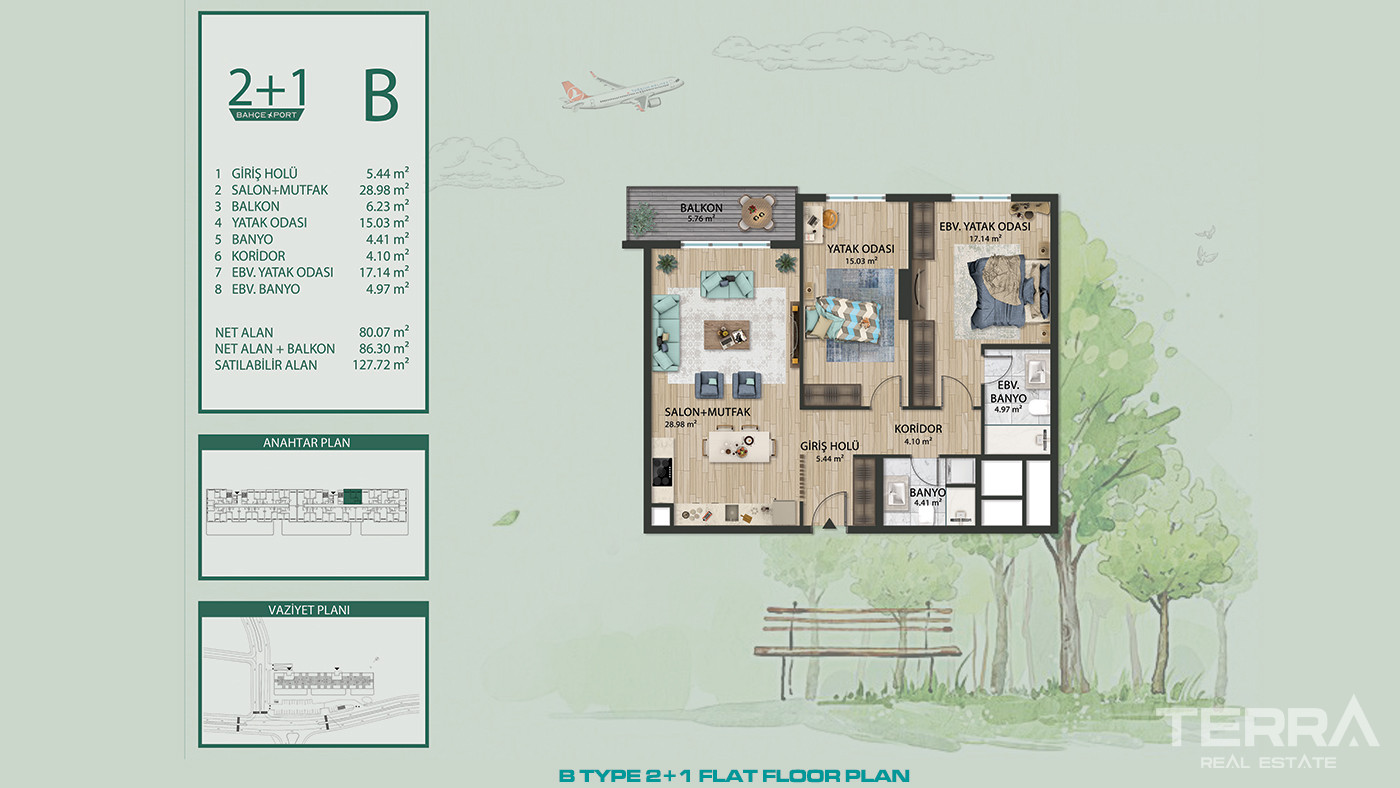 Flats Suitable For Investment and Living in Arnavutköy, İstanbul - 87370