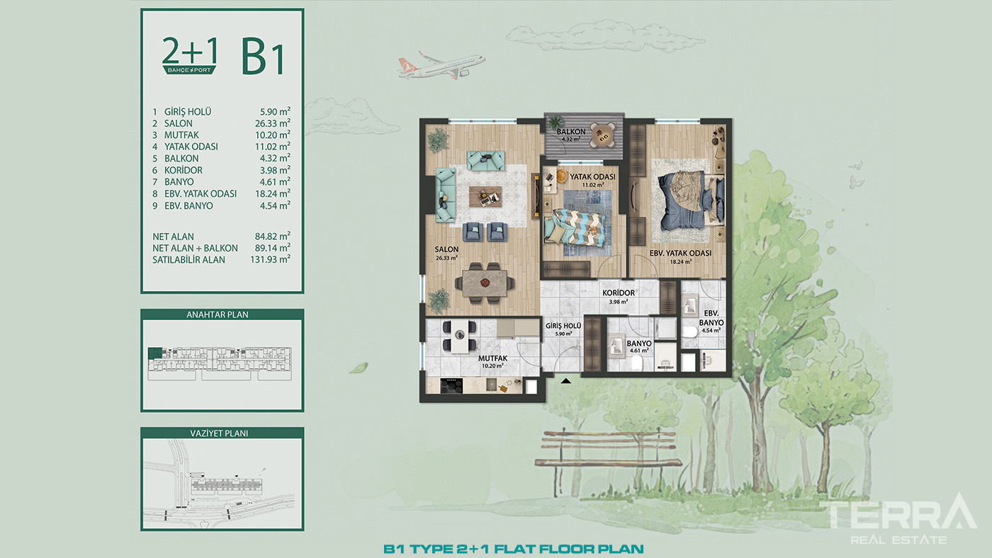 Flats Suitable For Investment and Living in Arnavutköy, İstanbul - 87372