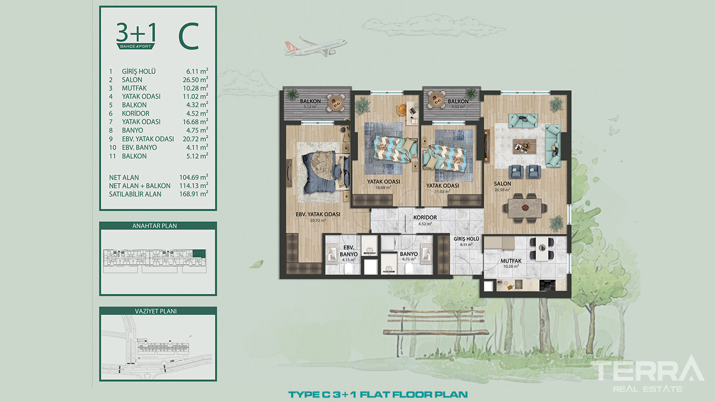 Flats Suitable For Investment and Living in Arnavutköy, İstanbul - 87373