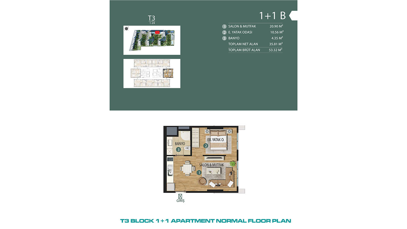Apartments in the Center of Kartal, İstanbul, within a Large Complex - 87502
