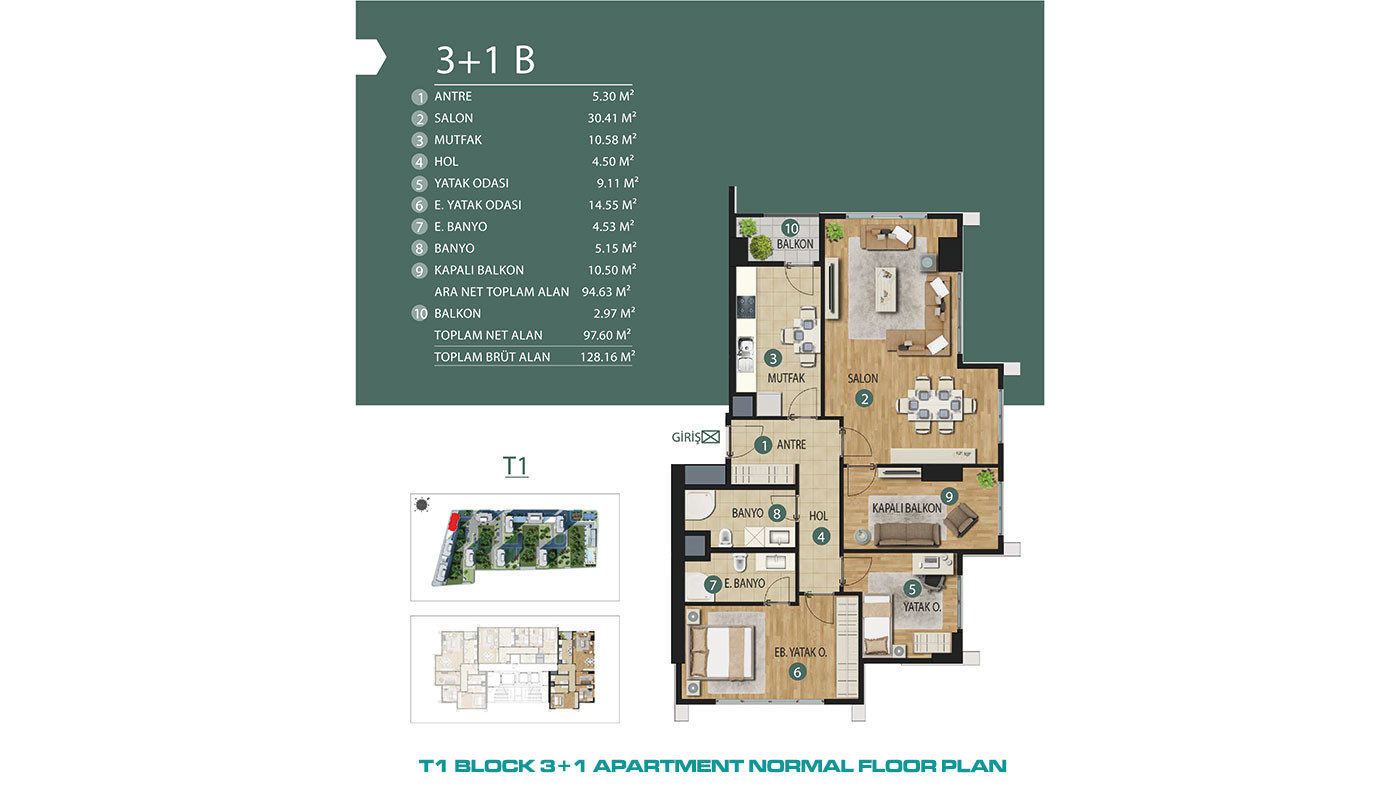 Apartments in the Center of Kartal, İstanbul, within a Large Complex - 87505