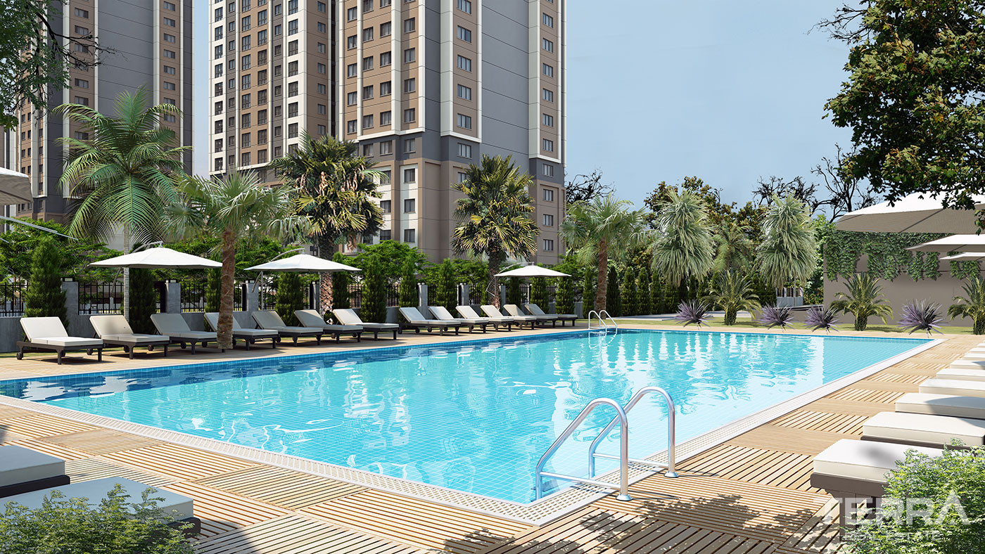 Apartments in the Center of Kartal, İstanbul, within a Large Complex - 87507
