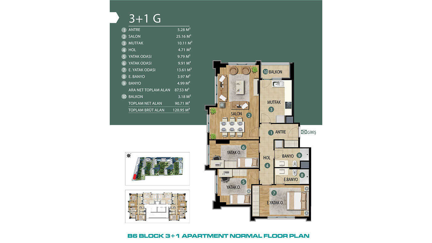 Apartments in the Center of Kartal, İstanbul, within a Large Complex - 87509