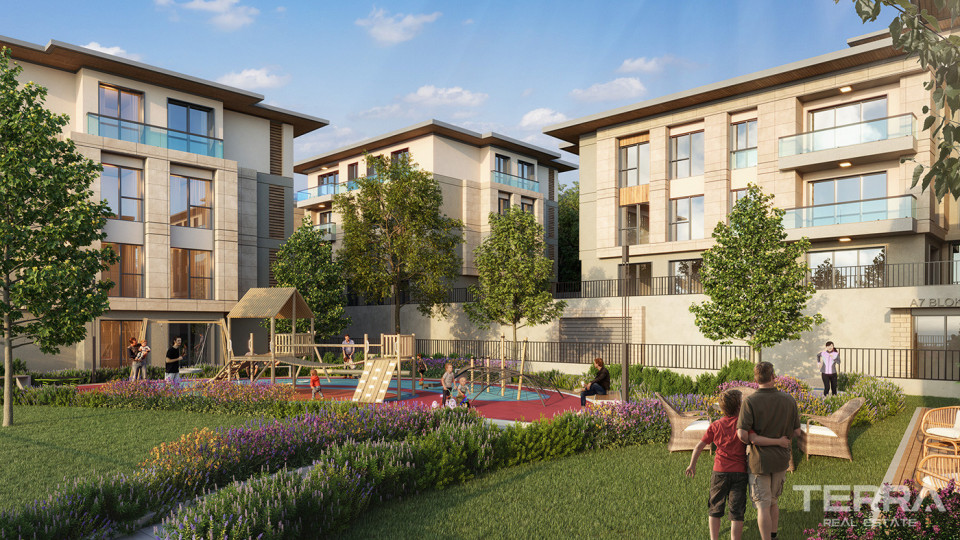 Low Rise Flats for Sale in Istanbul, Bahçeşehir - Bahçe Bahçeşehir
